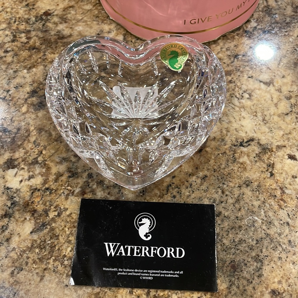 Waterford heart box